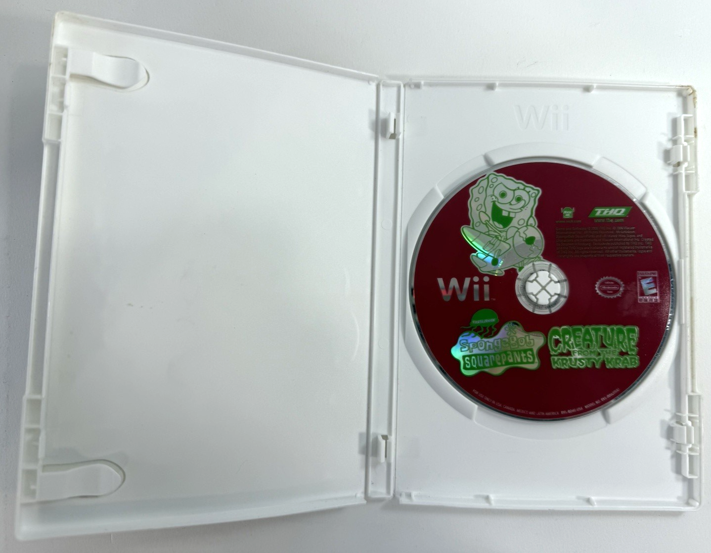 SpongeBob SquarePants: Creature from the Krusty Krab (Nintendo Wii, 2006) Tested