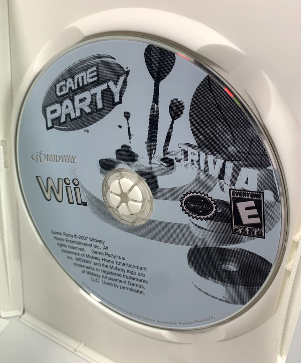 Game Party (Wii, 2007) Game Case Manual- Tested and Working