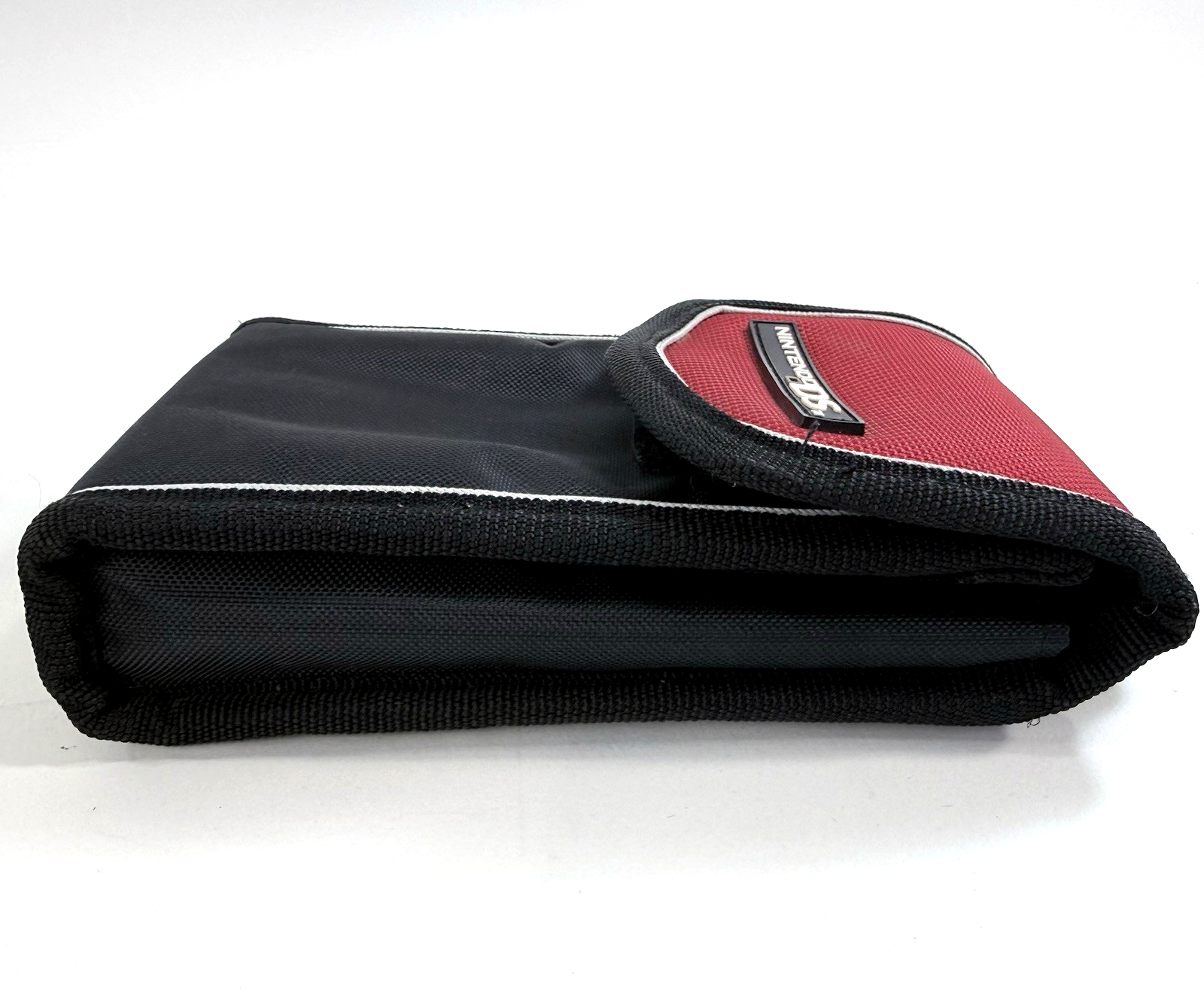 Nintendo DS Red and Black Switch N Carry Case with Zippered Pocket and Clip