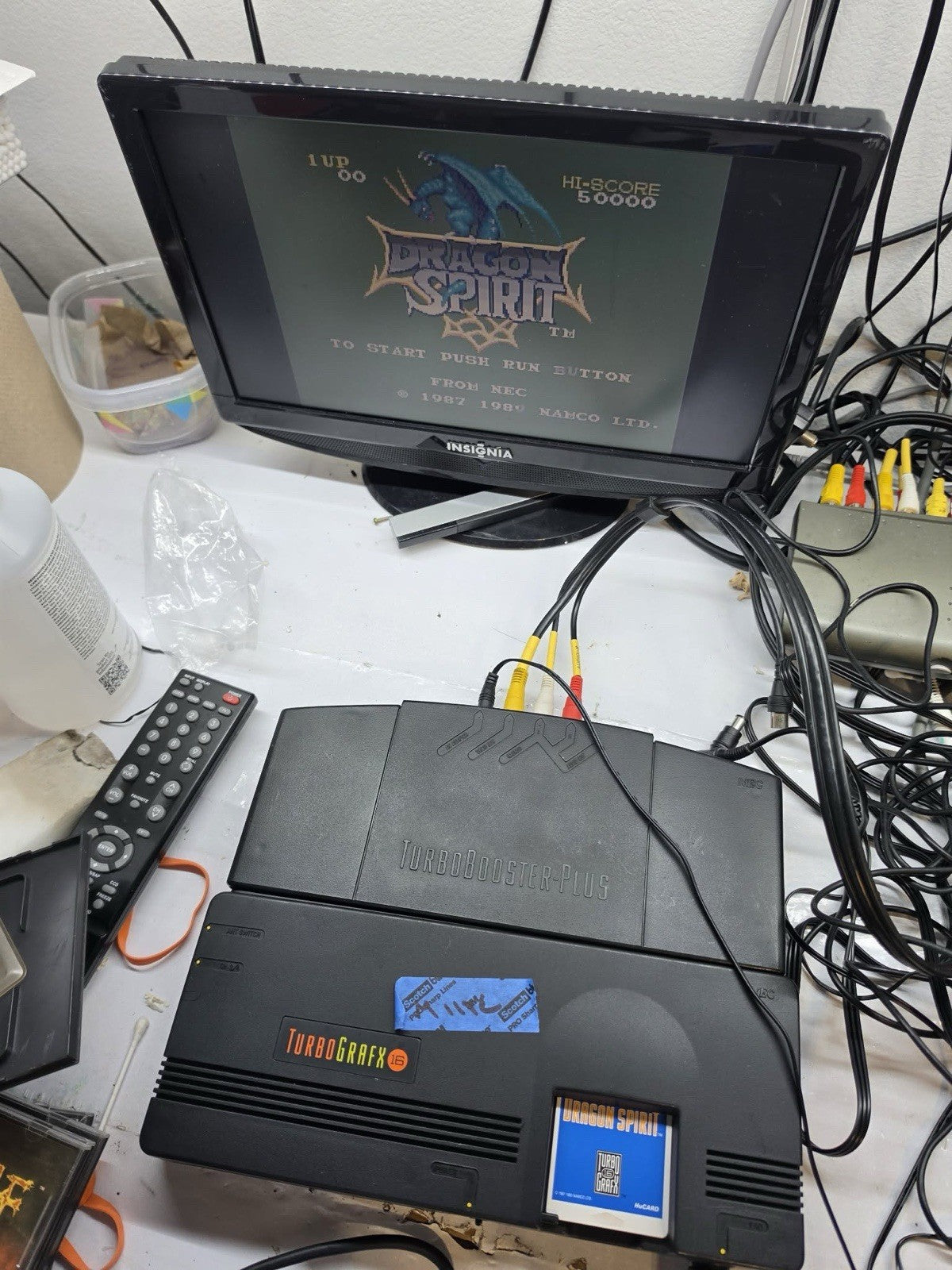 Dragon Spirit (TurboGrafx-16, 1989) Game, Case, and Manual - Tested and Working