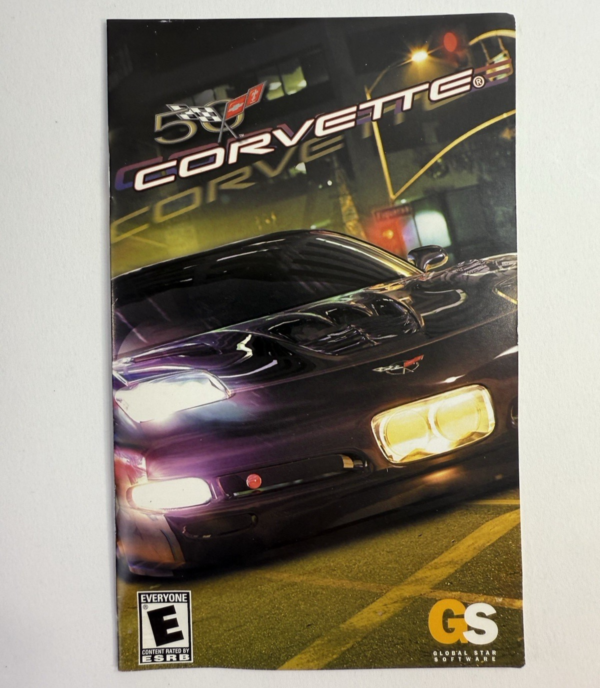 Corvette (Sony PlayStation 2, 2004) Game Case Manual - Tested and Working