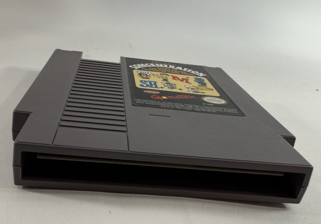 Classic Concentration (Nintendo NES, 1990) Game Cartridge - Tested and Working