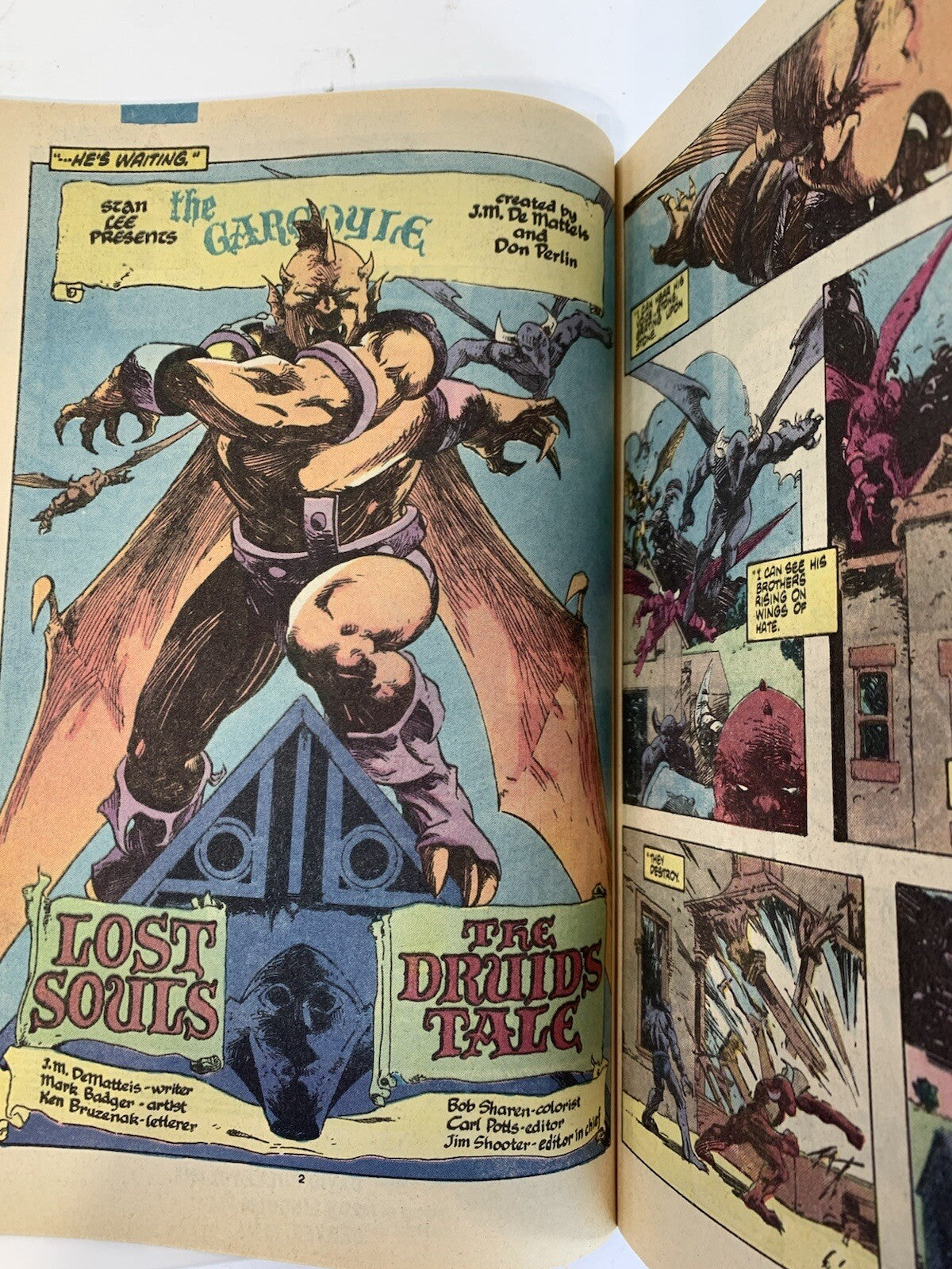 Marvel Comics 1985 Limited Series The Gargoyle #1 2 3 4 Full Set