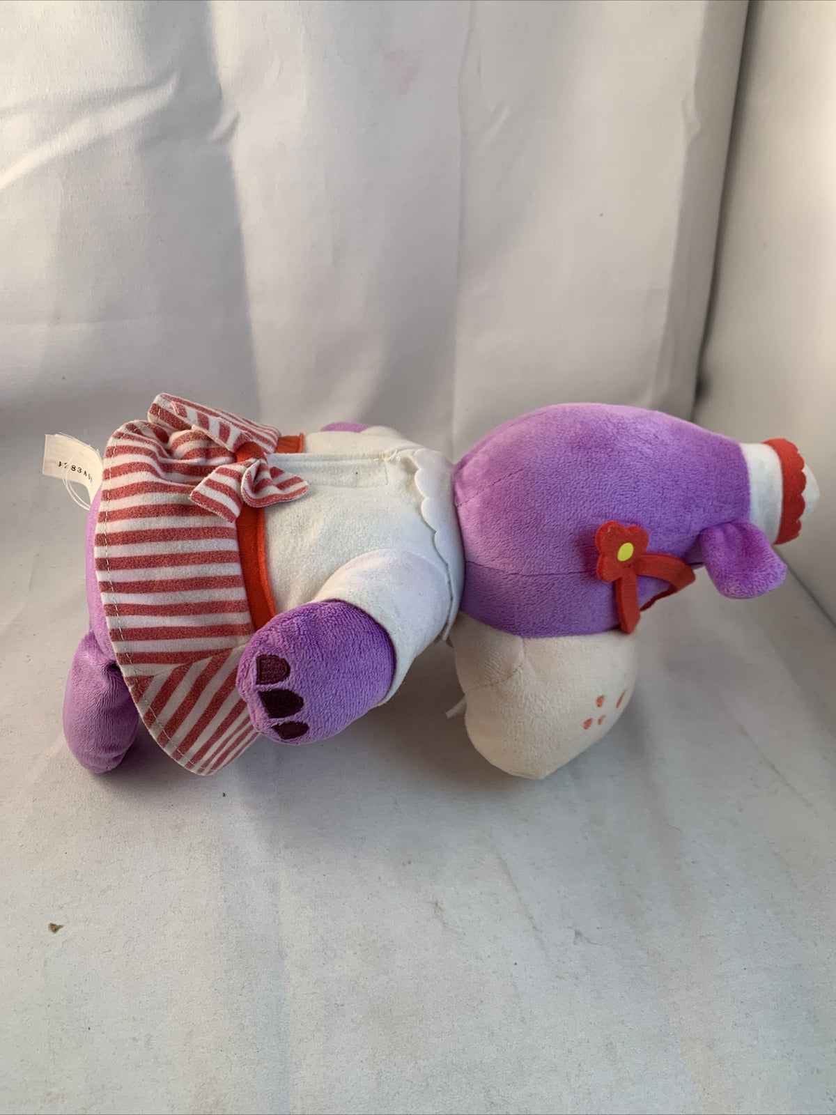 Disney Doc McStuffins Nurse Hallie Cuddles & Hugs Talking 12" Plush Hippo -Works