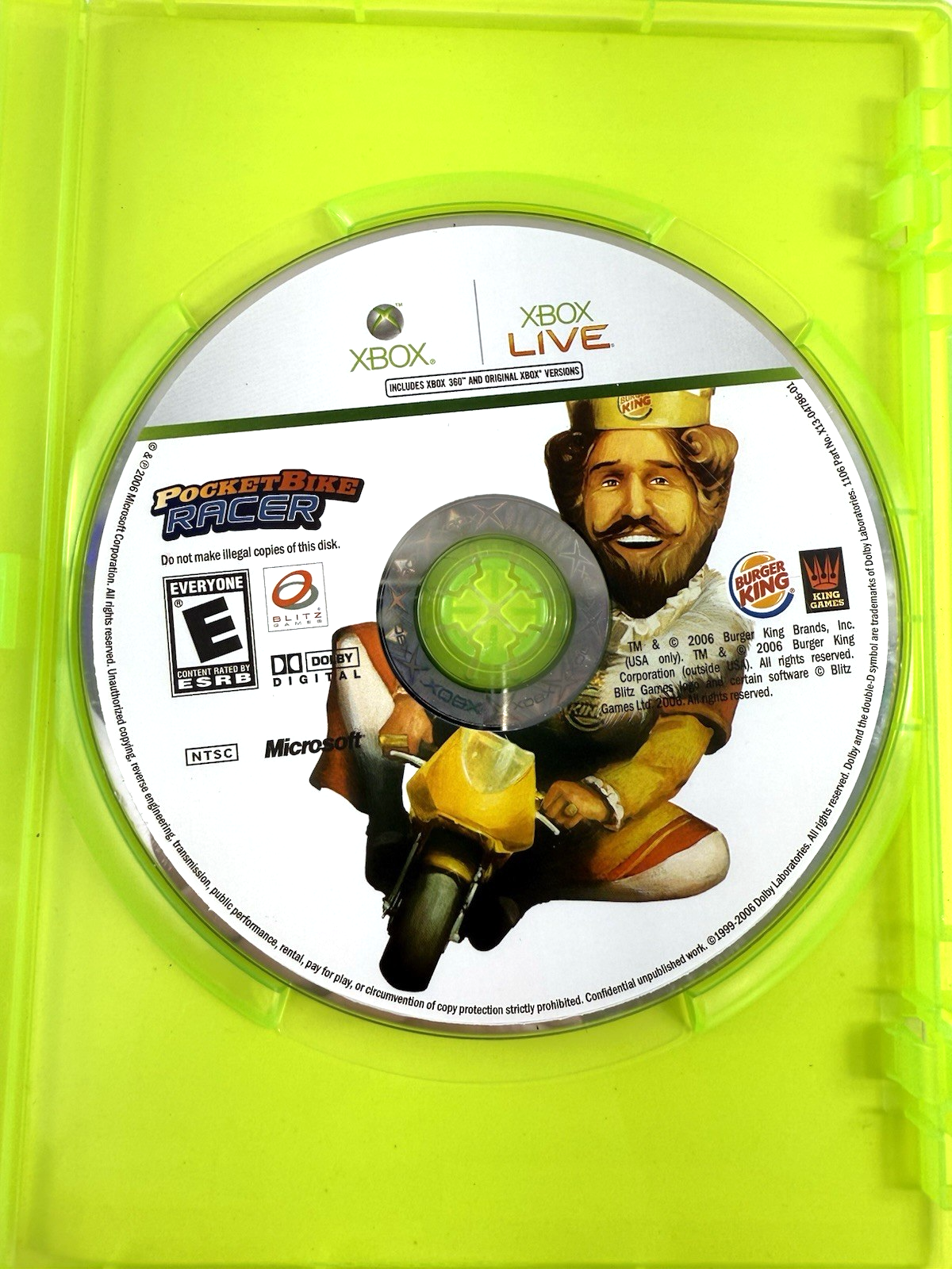 Pocketbike Racer (Microsoft Xbox 360, 2006) Game, Case, Manual - Tested