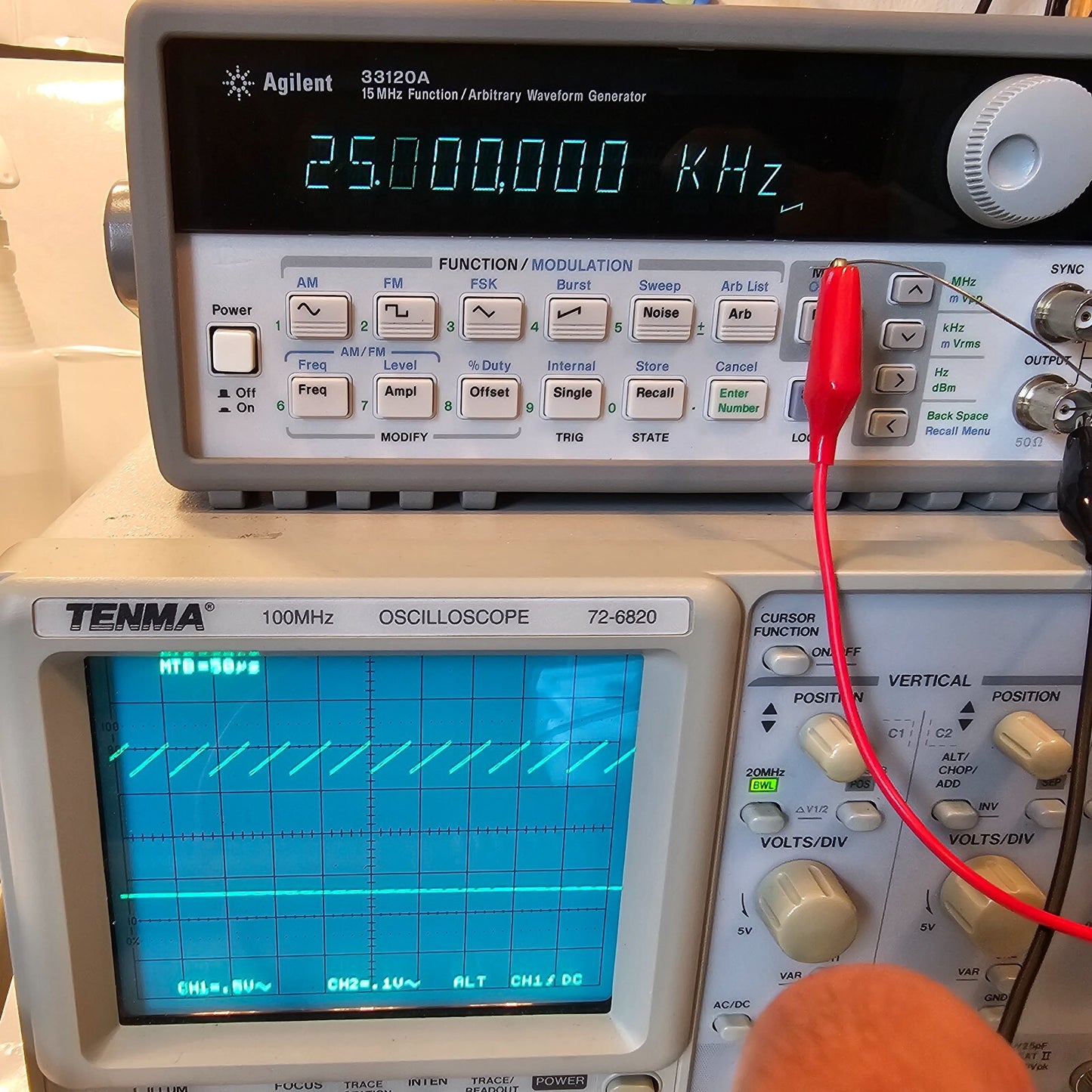 Agilent 33120A 15 MHz Function Arbitrary Waveform Generator - Verified Accurate