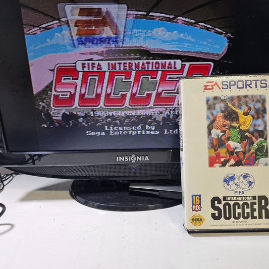 FIFA International Soccer (Sega Genesis, 1993) Game and Case - Tested