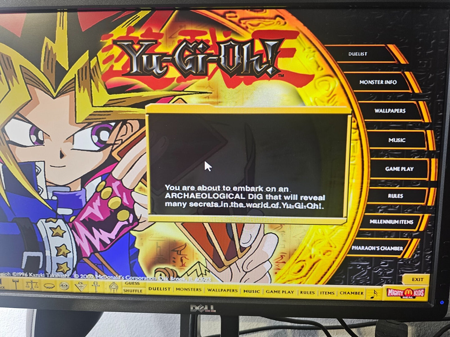 Yu-Gi-Oh! McDonald's Mighty Kids Meal Yami Yugi Music To Duel By CD (No Cards)