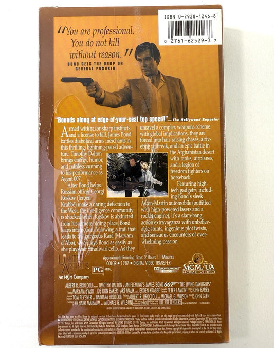 The Living Daylights (VHS, 1996) New, Factory Sealed