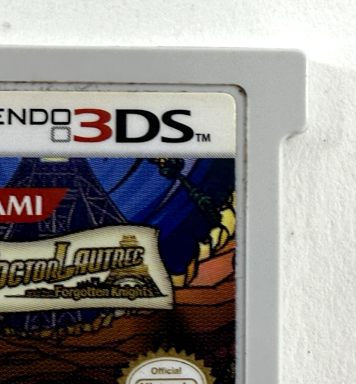 Doctor Lautrec and the Forgotten Knights (Nintendo 3DS, 2011) Game and Manual