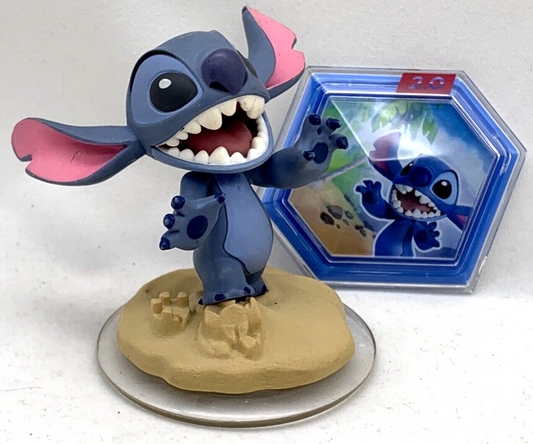 Disney Infinity 2.0 Stitch Figure And Stitch 2.0 Power Disc