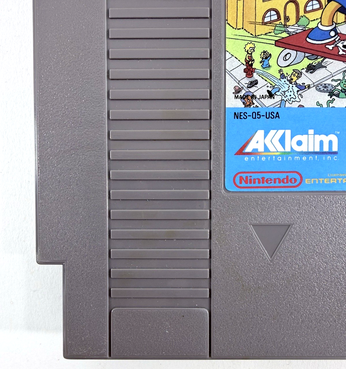 The Simpsons: Bart vs. the Space Mutants (Nintendo NES, 1991) Game Cartridge