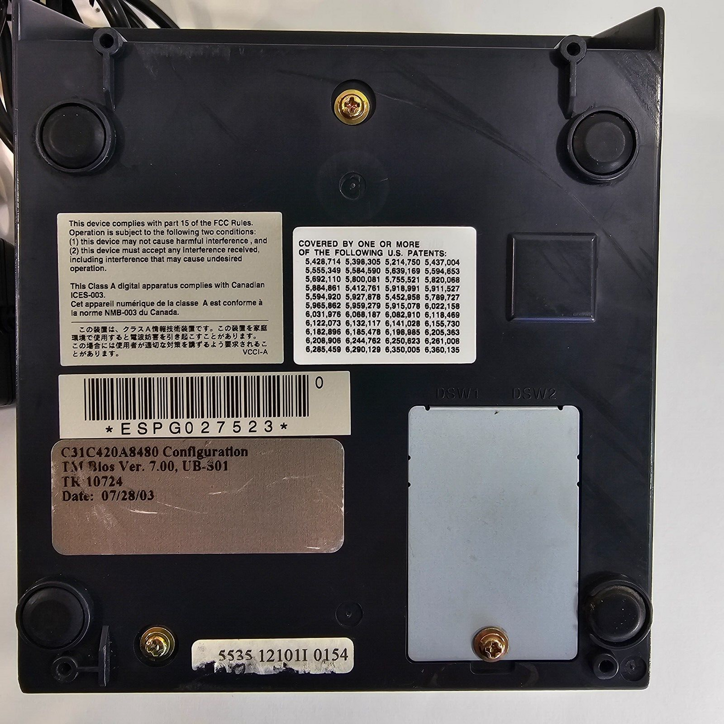 Epson TM-T88III M129C Thermal Printer with Power Supply and Cable - Tested