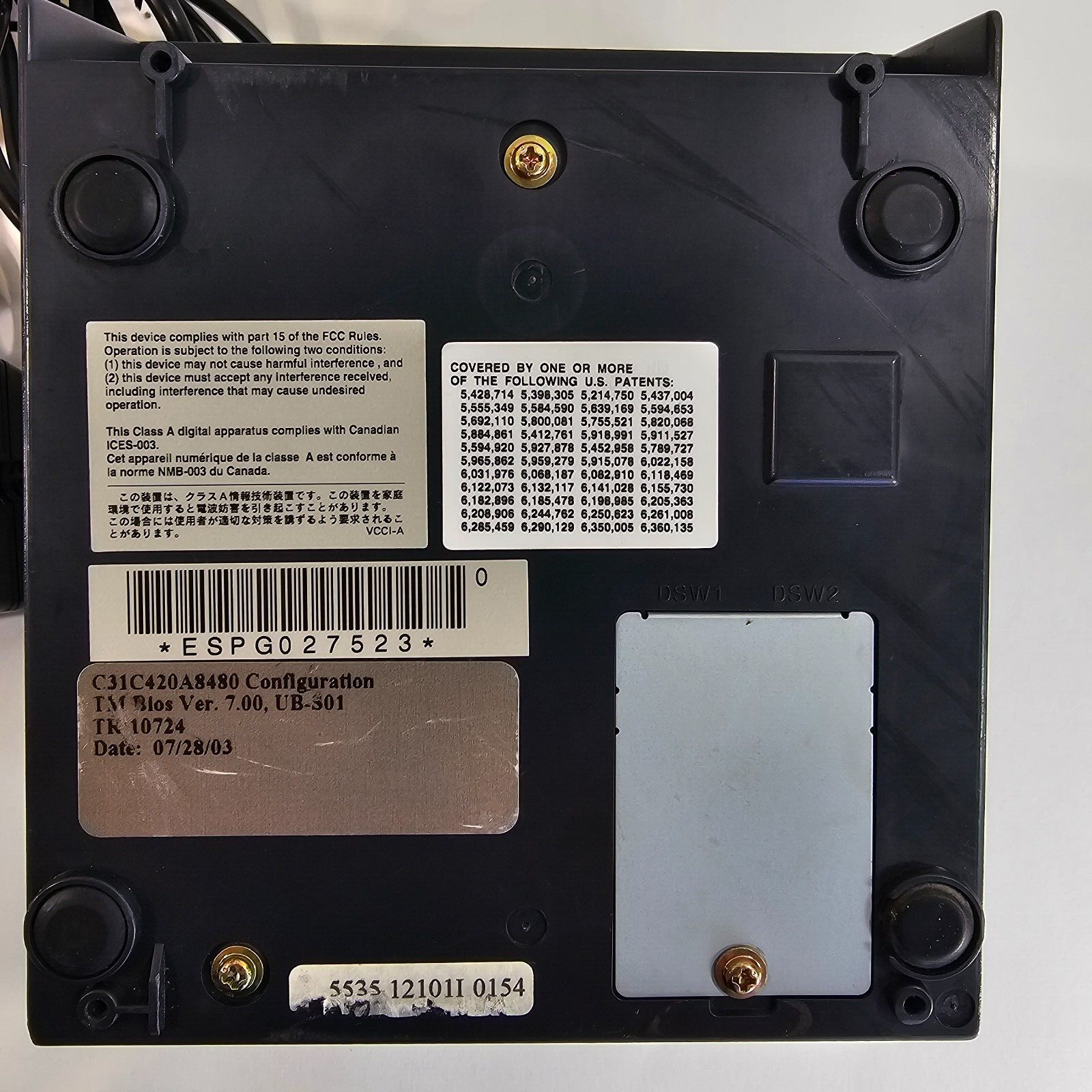 Epson TM-T88III M129C Thermal Printer with Power Supply and Cable - Tested