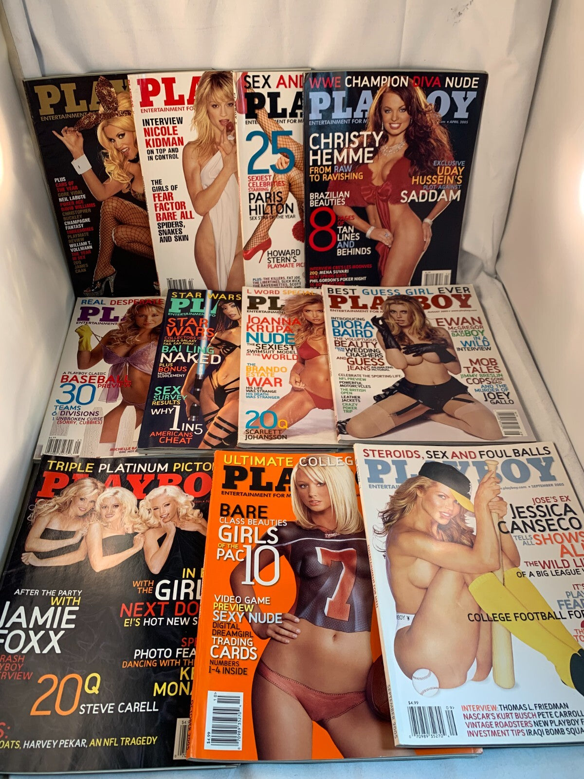 Playboy Magazines 2005 Lot 11 Issues, January-November