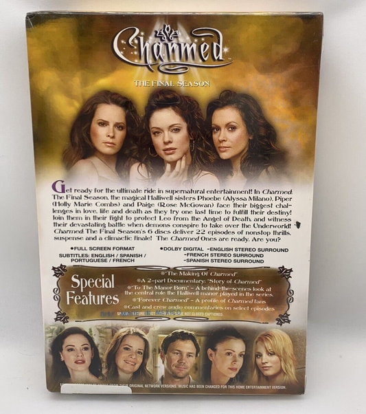 Charmed - The Complete Final Season DVD 6-Disc Set - New, Factory Sealed