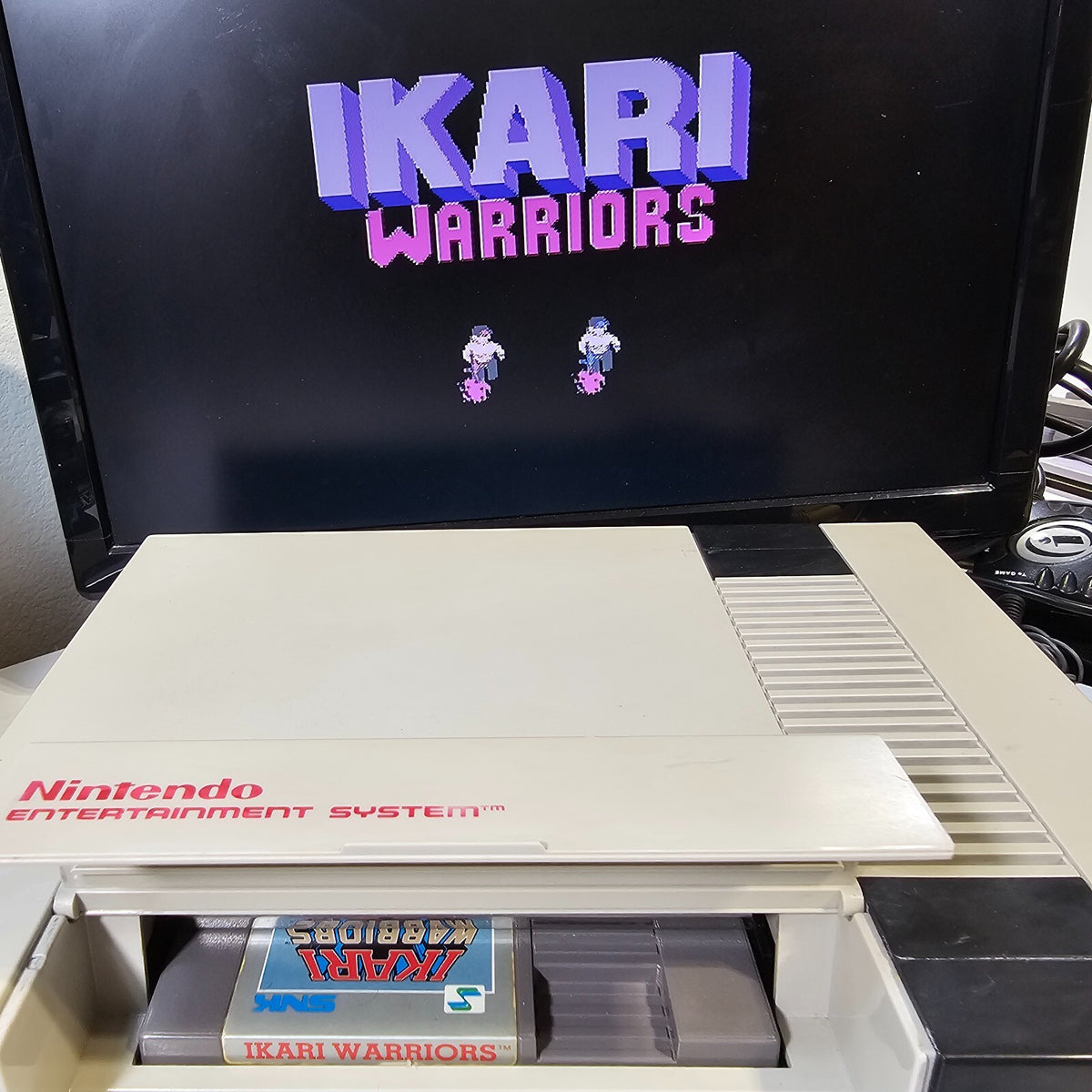 Ikari Warriors (Nintendo NES, 1987) 5-Screw Game Cartridge - Tested and Working