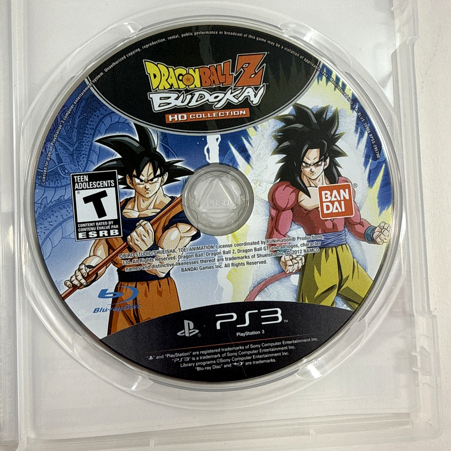 Dragon Ball Z: Budokai HD Collection (Sony PlayStation 3, 2012) Game Case Manual