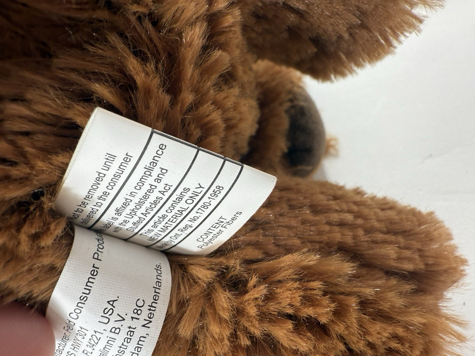 Ringling Bros 2015 Barnum & Bailey 9" Wooly Mammoth Plush with Tags