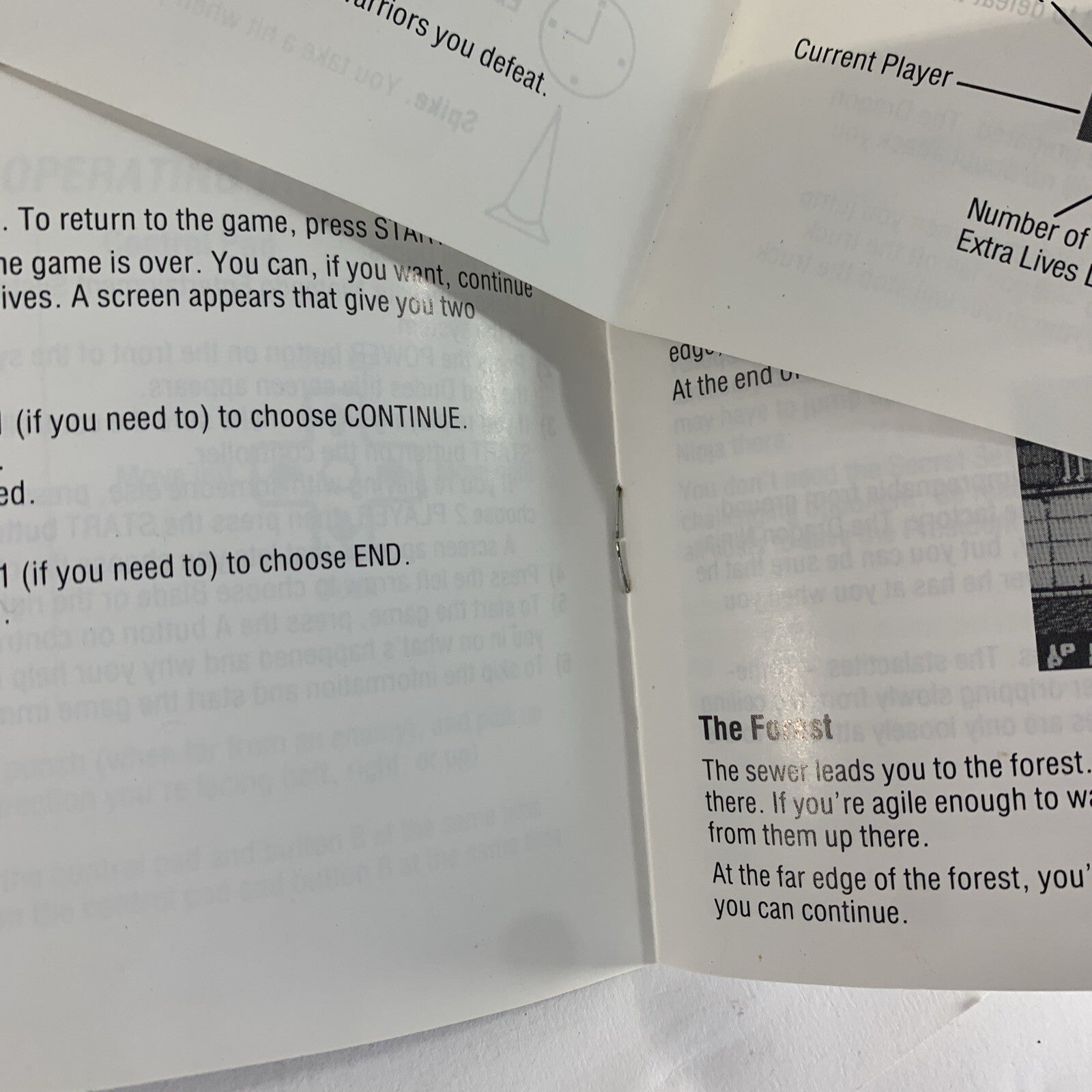 Bad Dudes (Nintendo Entertainment System, 1990) Game Box Manual Poster - Tested