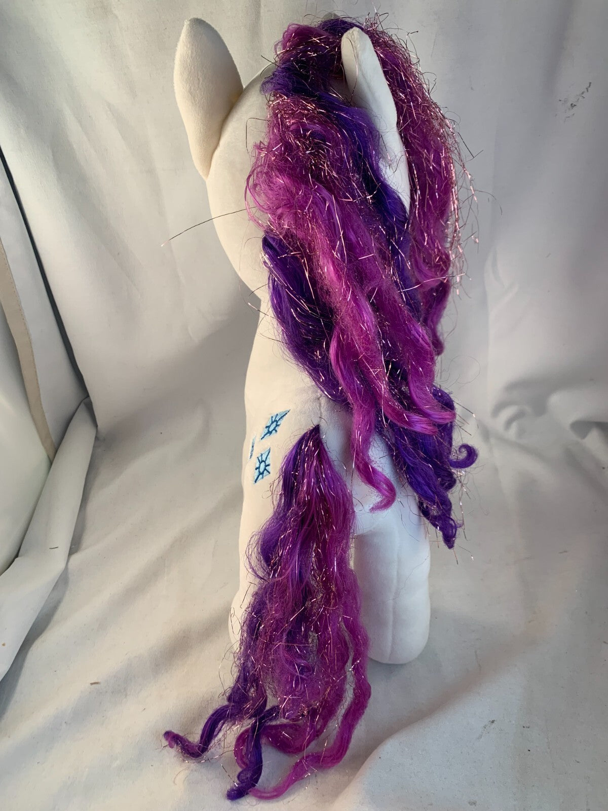 Ty Sparkle My Little Pony Applejack & Rarity Plush Pony Unicorn 15"