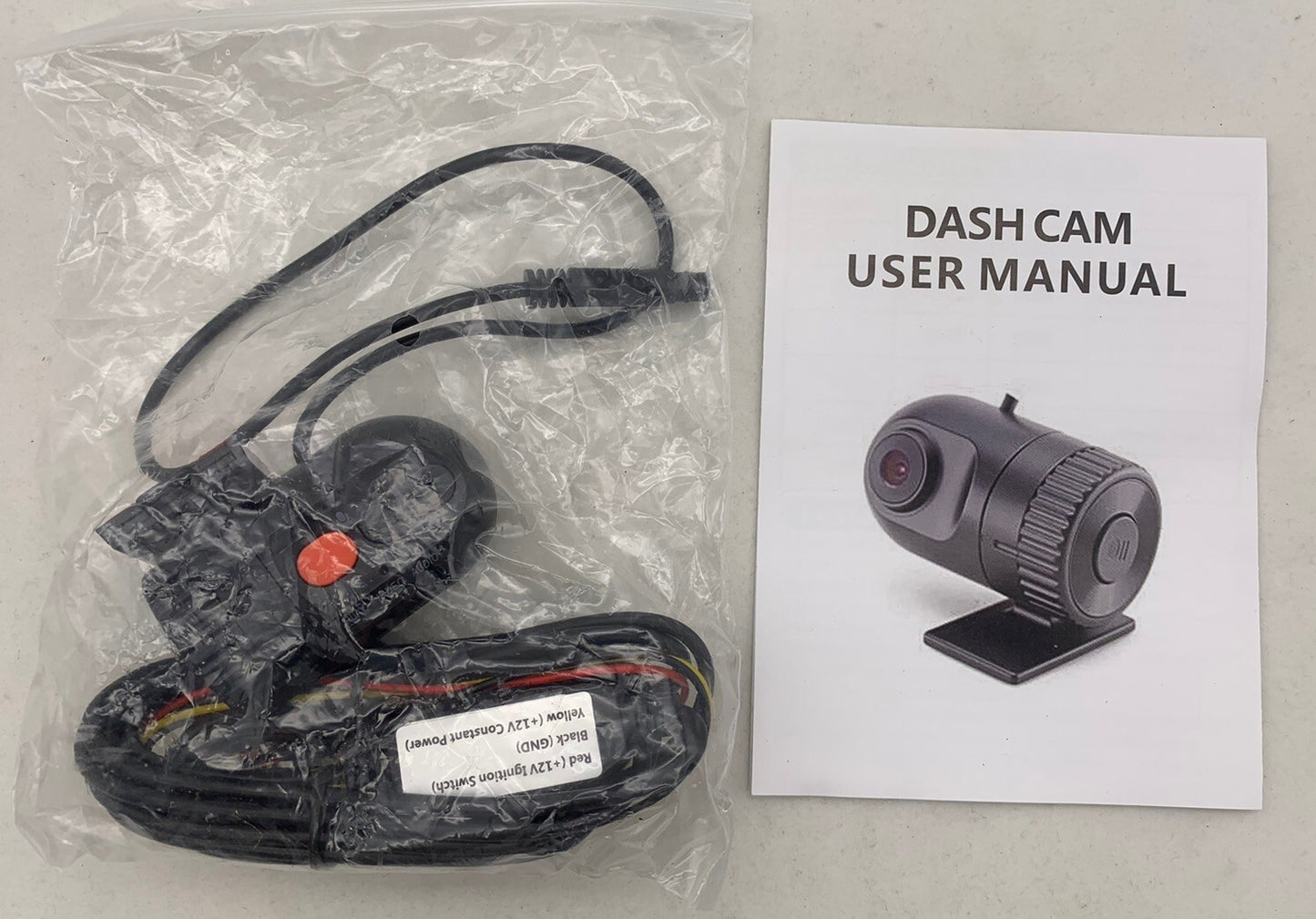 1080P 2.5" Dash Cam G-Sensor Video Recorder with User Manual - No Screen