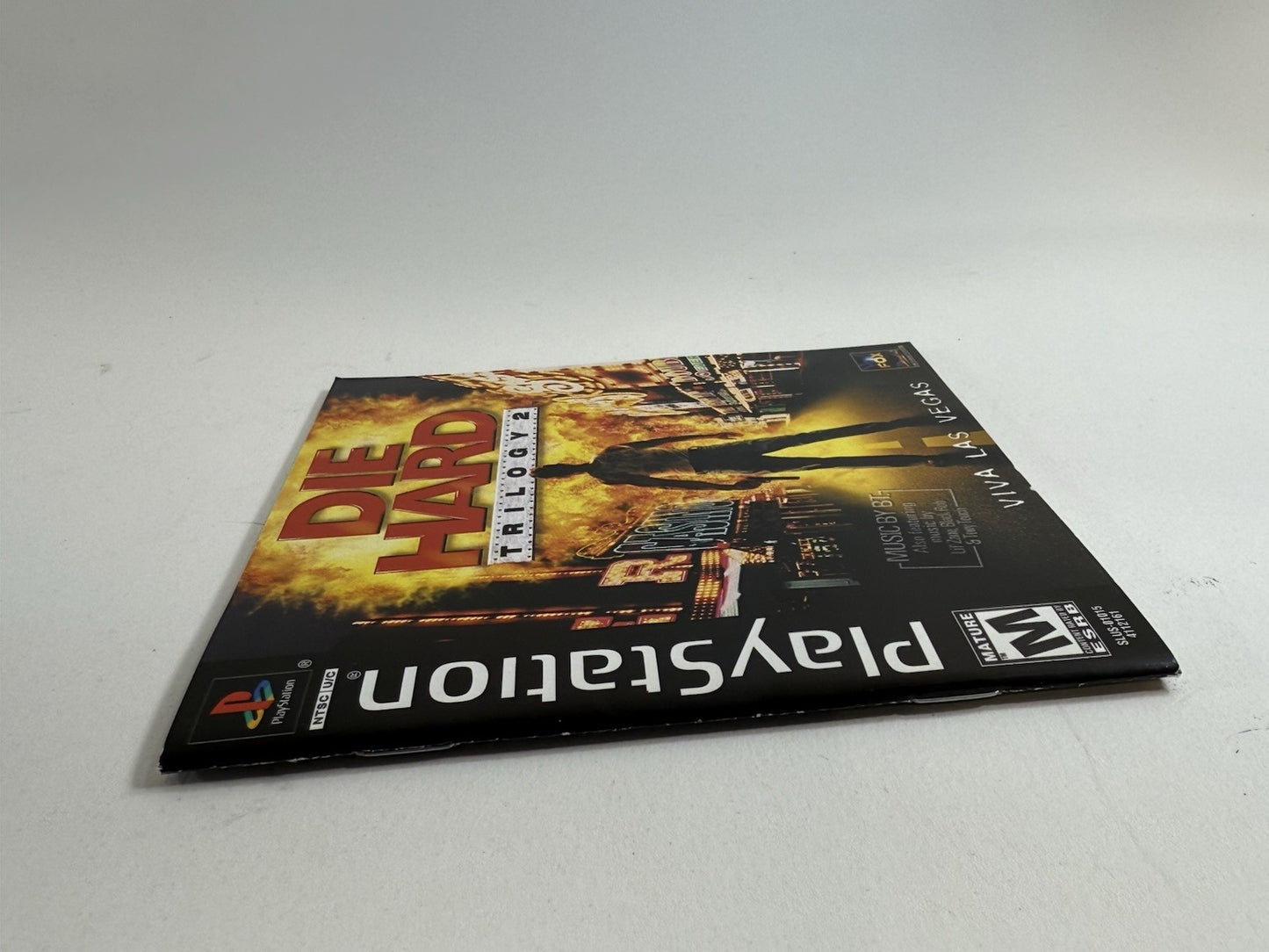 Die Hard Trilogy 2: Viva Las Vegas (PlayStation, 2000) Game Case Manual Reg.