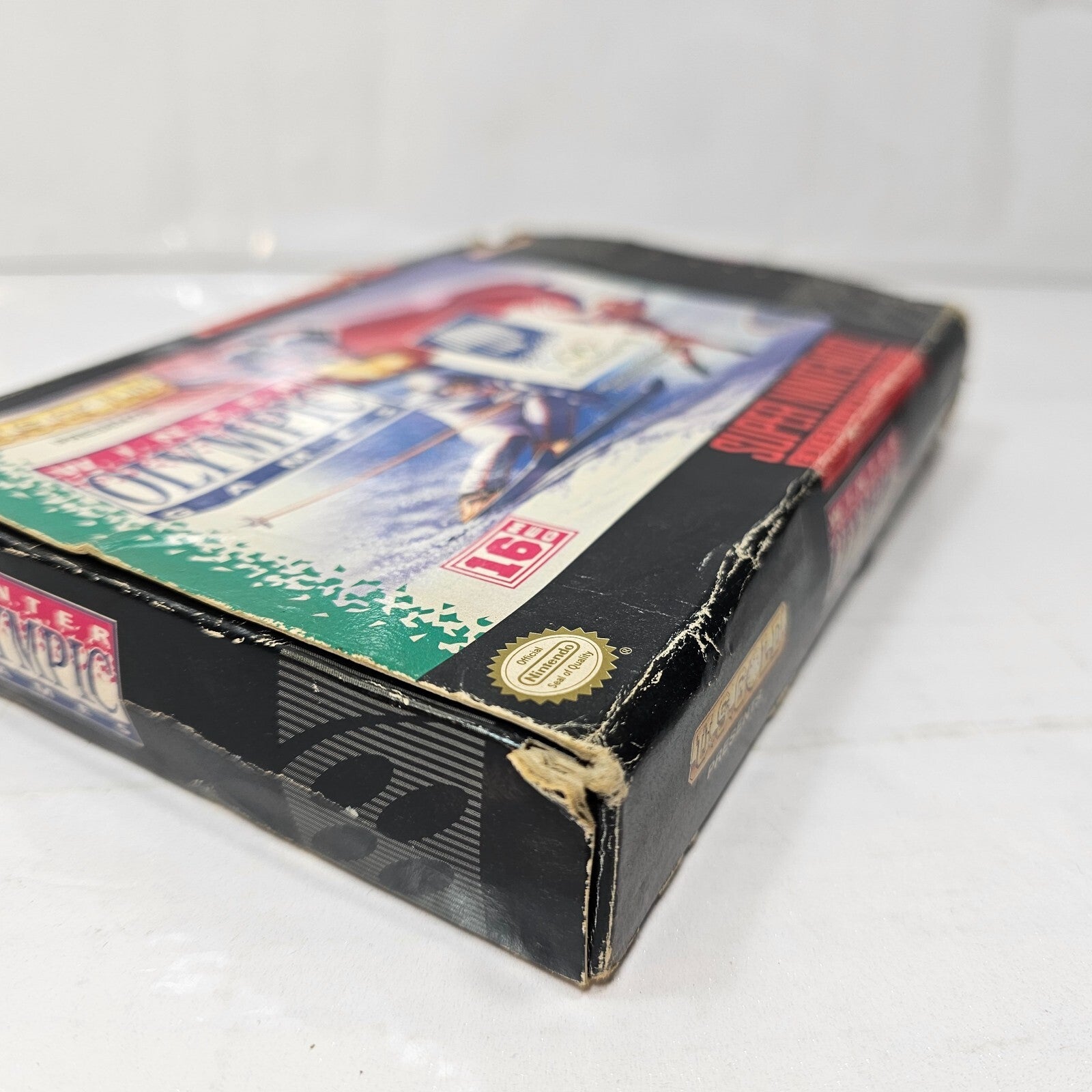 Winter Olympic Games Lillehammer '94 (Super Nintendo, 1994) Case Game Manual