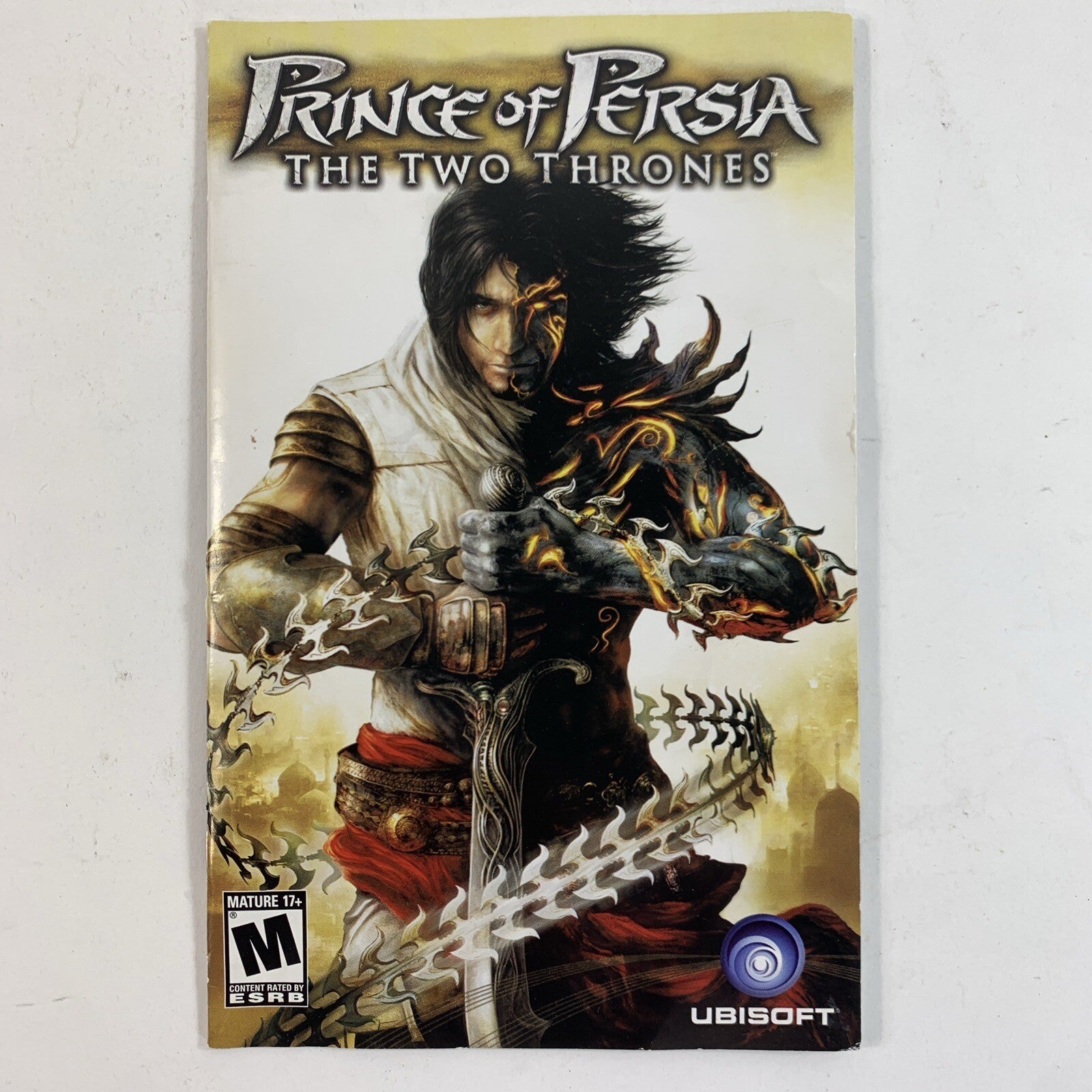 Prince of Persia The Two Thrones (PlayStation 2, 2005) Game Case Manual - Tested