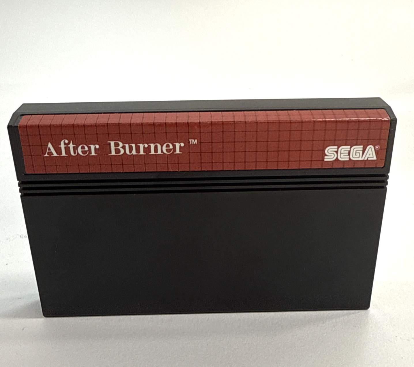 After Burner (Sega Master System, 1988) Game Case Manual Poster - Tested