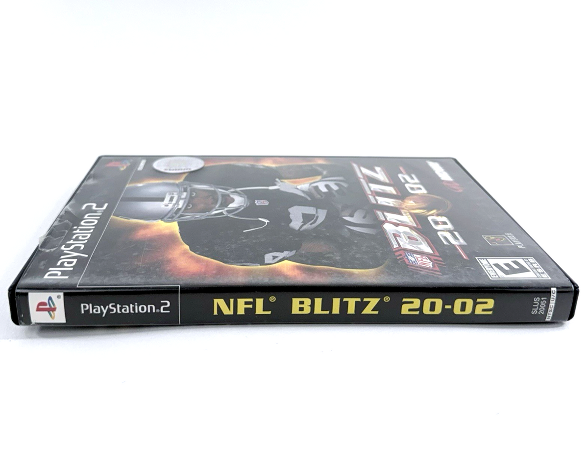 NFL Blitz 2002 (PlayStation 2, 2001) Game Case Manual Registration Card - Tested