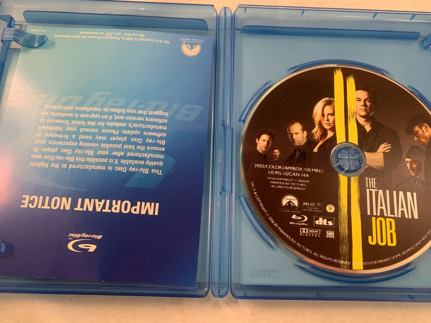 The Italian Job (Blu-ray Disc, 2010)