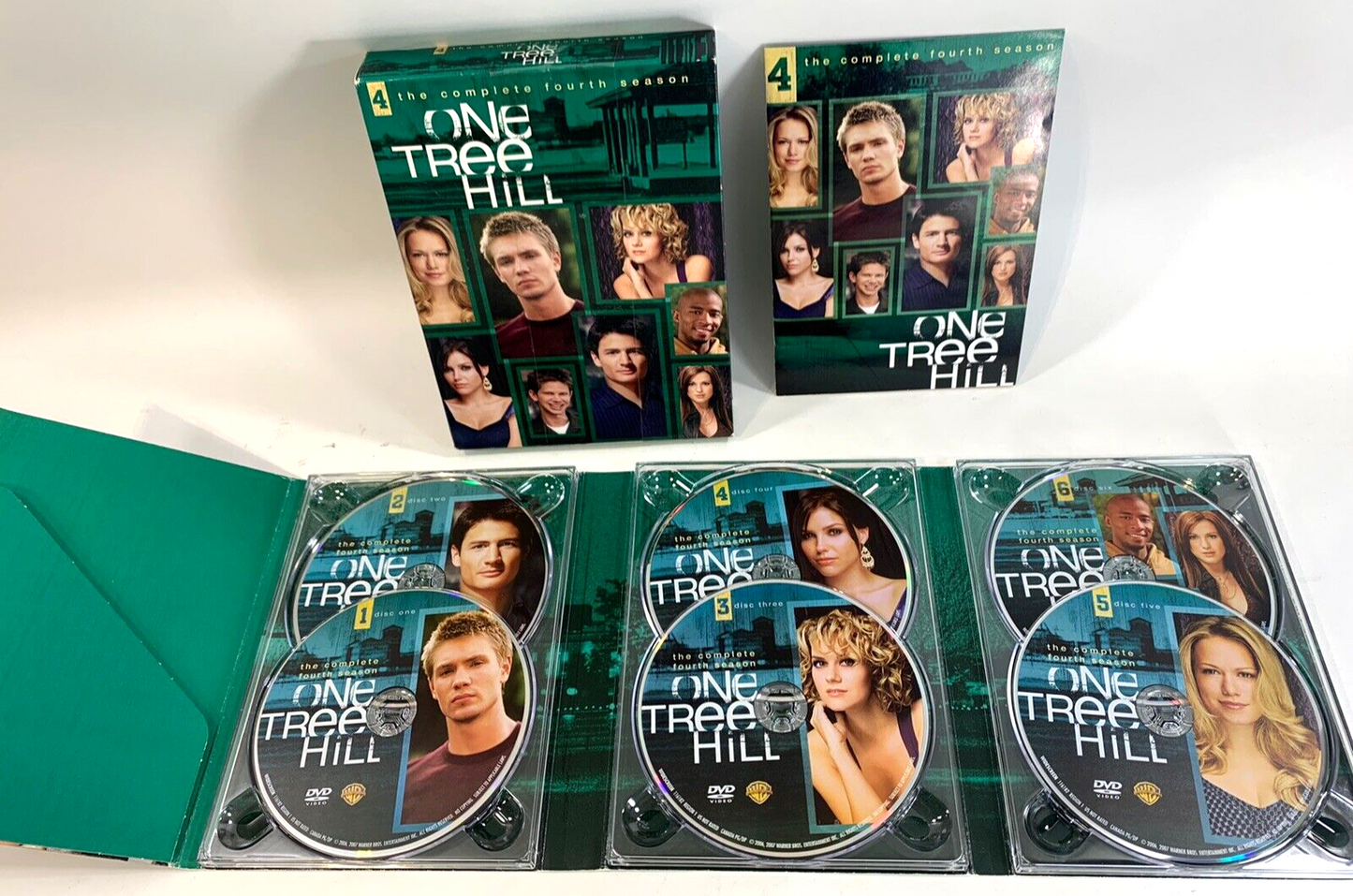 One Tree Hill - Seasons 1-5 (DVD, 2009, 6-Disc Sets) 1 2 3 4 5  - Tested