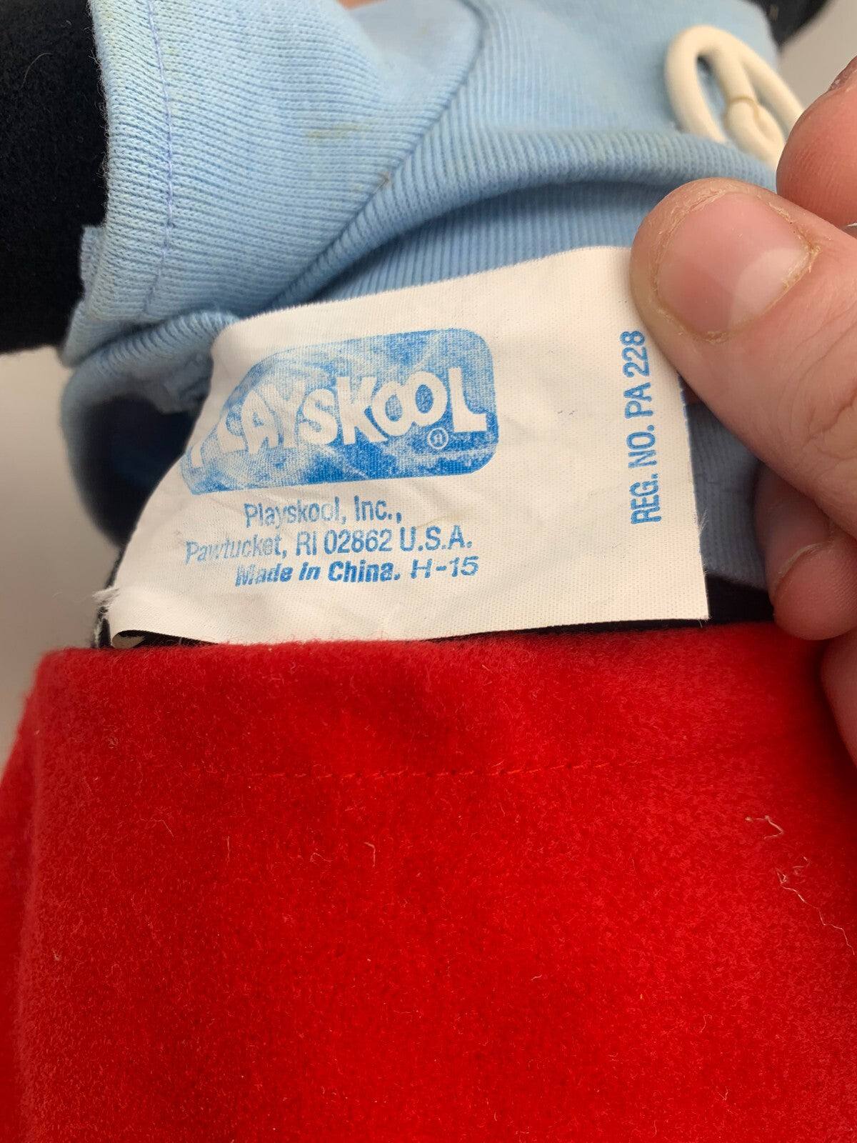 1988 Playskool 22" Disney Talking Mickey Mouse Pull String Plush - Works