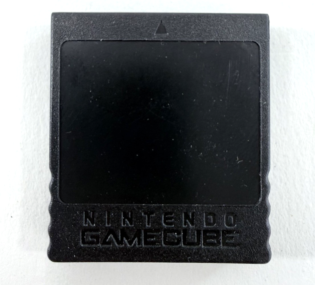 Nintendo GameCube Black Memory Card 251 DOL-104 - Tested and Working