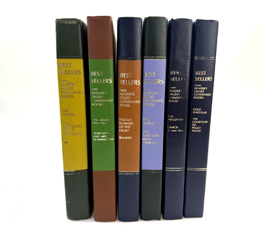 Best Sellers From Readers Digest Condensed Books 1970's-90's  - Bundle of 6