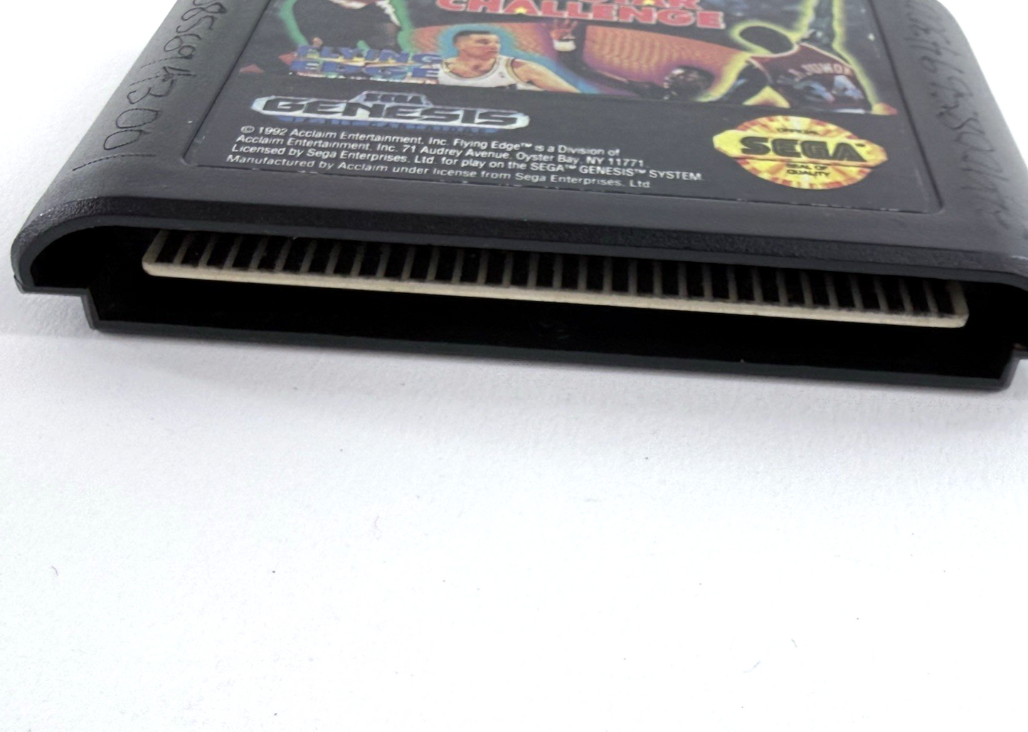 NBA All-Star Challenge (Sega Genesis, 1992) Game Cartridge - Tested