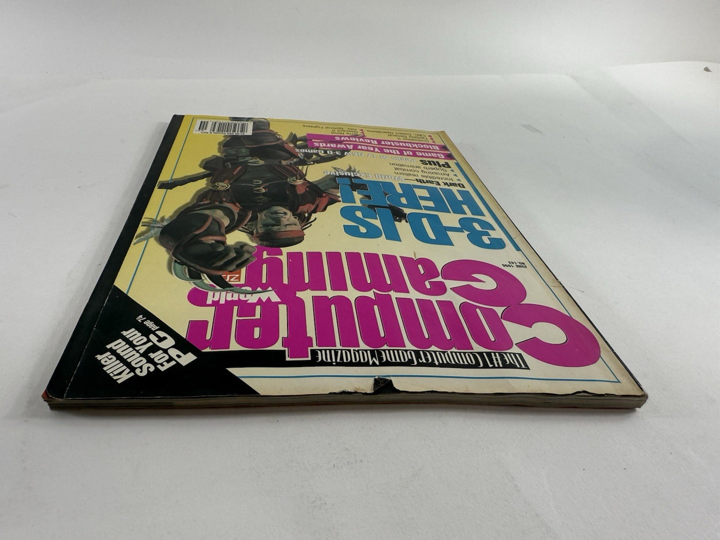 Computer Gaming World Magazine June 1996 #143  3-D Is Here! Dark Earth Cover