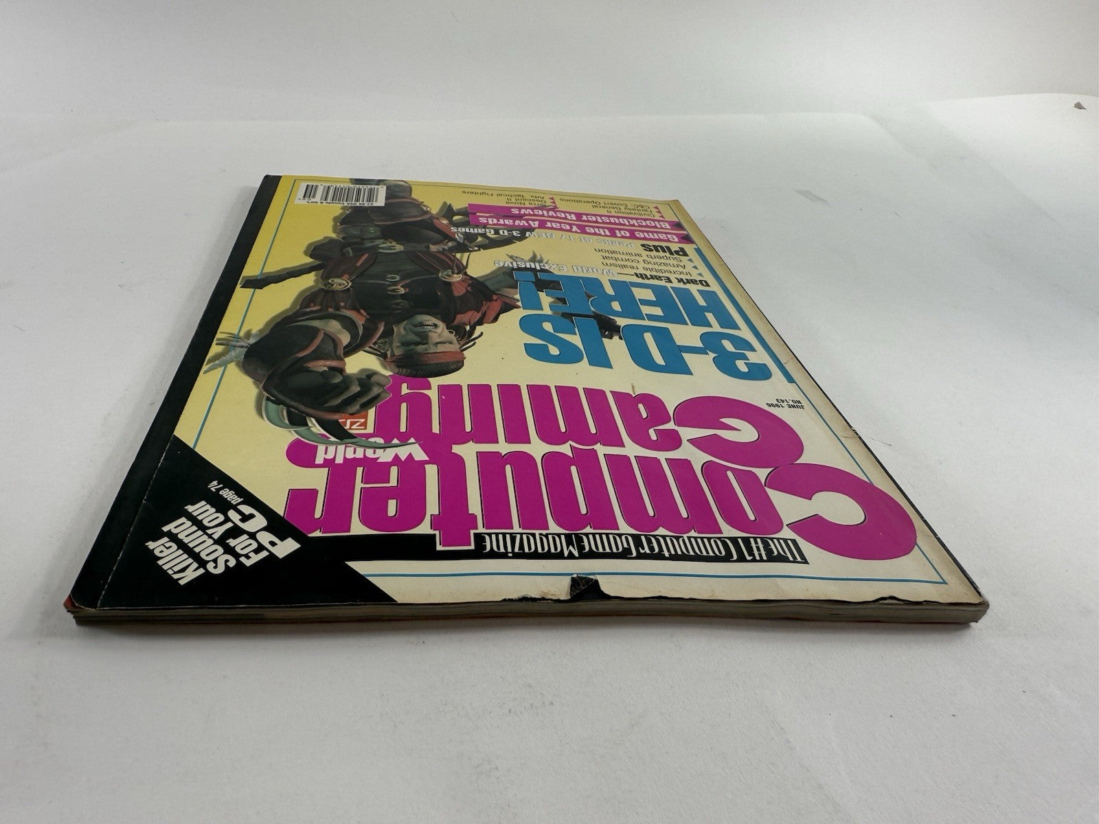 Computer Gaming World Magazine June 1996 #143  3-D Is Here! Dark Earth Cover