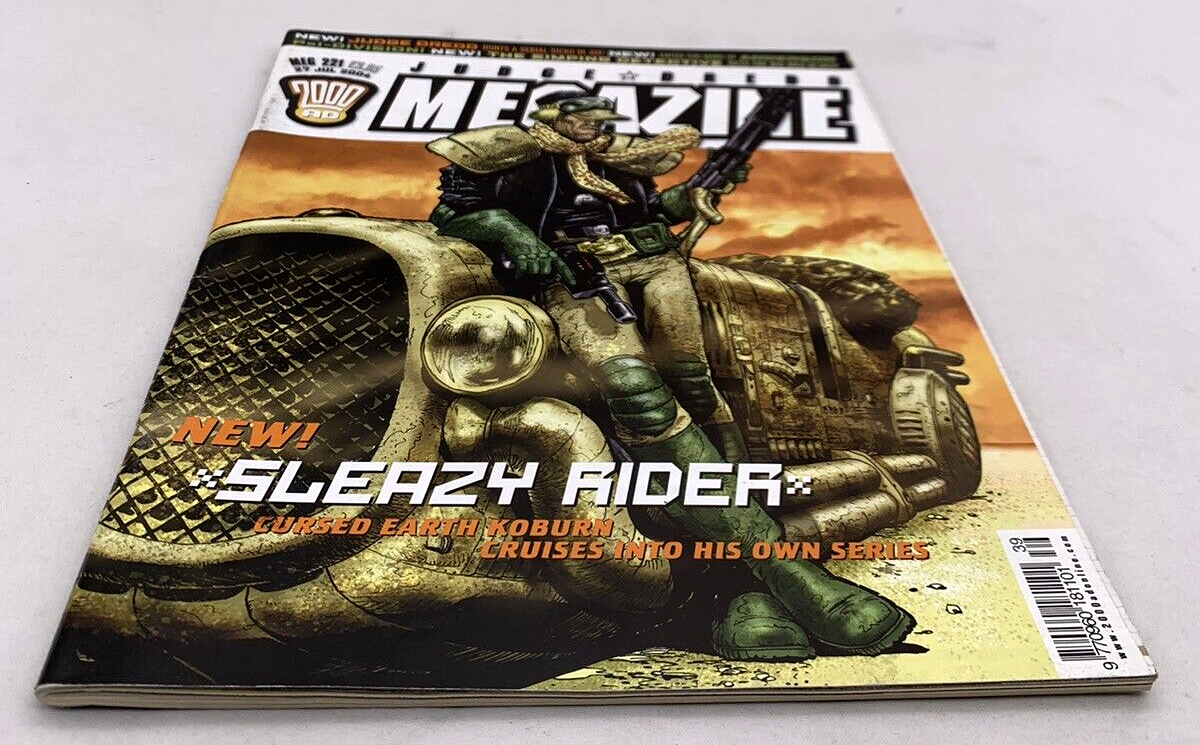 200AD Judge Dredd Megazine Meg #221 - 27 July 2004 - Sleazy Rider UK Comics