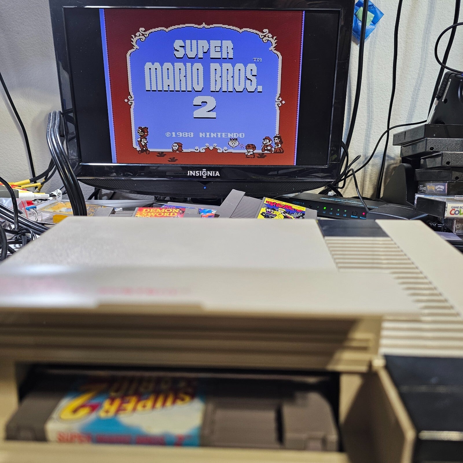 Super Mario Bros 2 (Nintendo Entertainment System, 1988) Game Cartridge - Tested