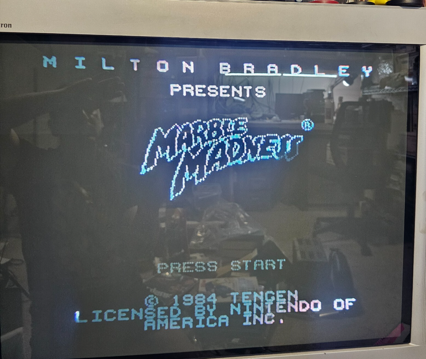 Marble Madness (Nintendo NES, 1989) Game Cartridge - Tested and Working