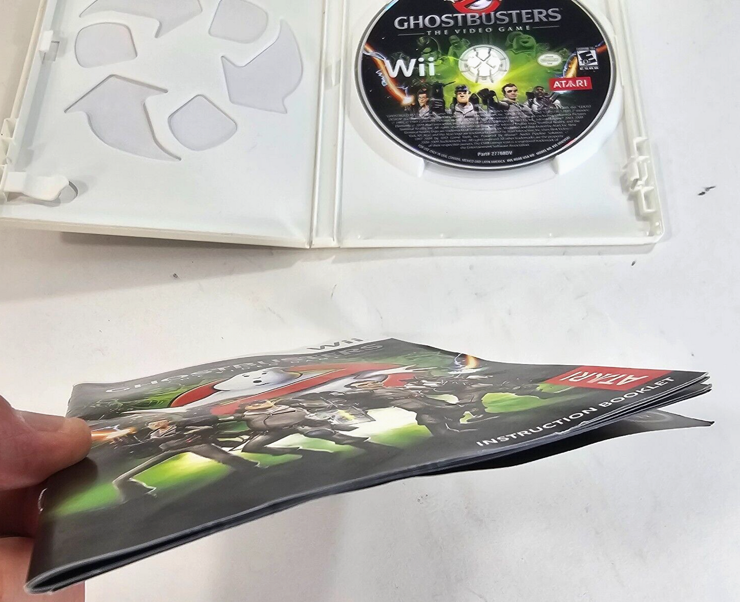 Ghostbusters: The Video Game (Nintendo Wii, 2009) Game Case Manual - Tested