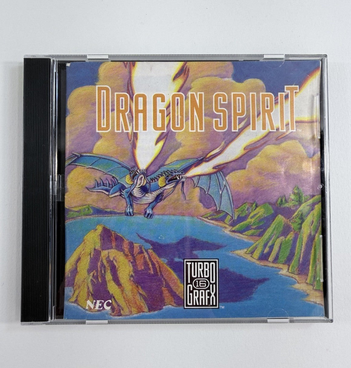 Dragon Spirit (TurboGrafx-16, 1989) Game, Case, and Manual - Tested and Working