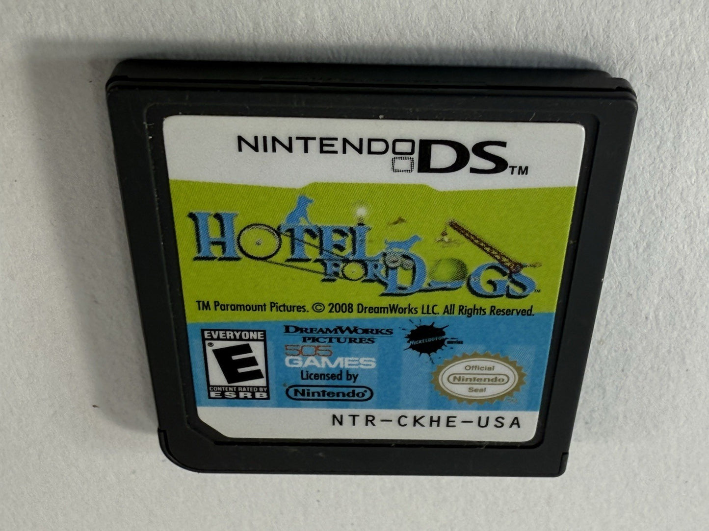 Hotel for Dogs (Nintendo DS, 2009) Game Cartridge - Tested and Working