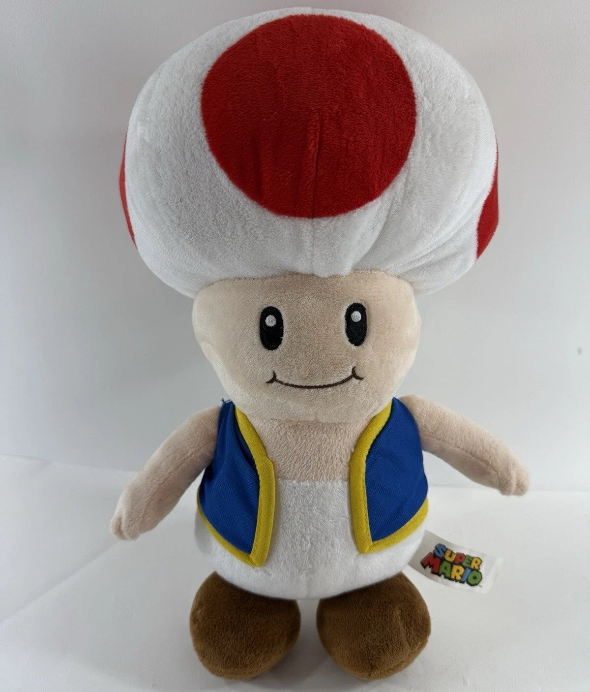 Nintendo 2017 Officially Licensed Super Mario Bros. 14" Toad Plush 3217