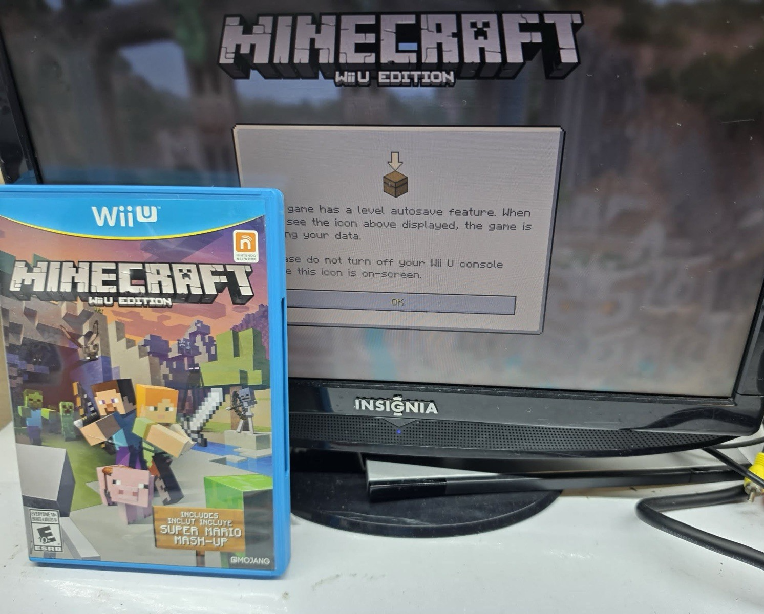 Minecraft: Wii U Edition (Wii U, 2015) Game Case Manual - Tested