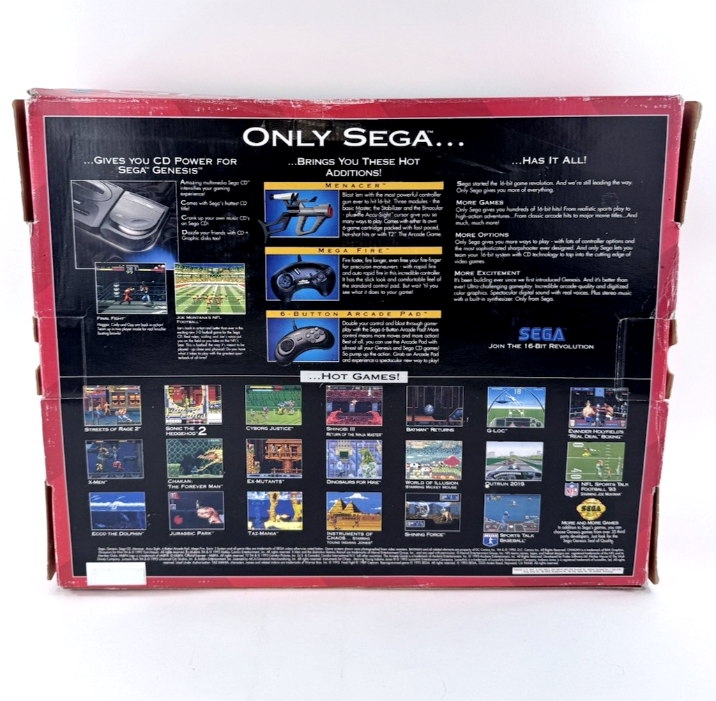 Sega Genesis Model 2 The Core System Console with Original Box and Accessories