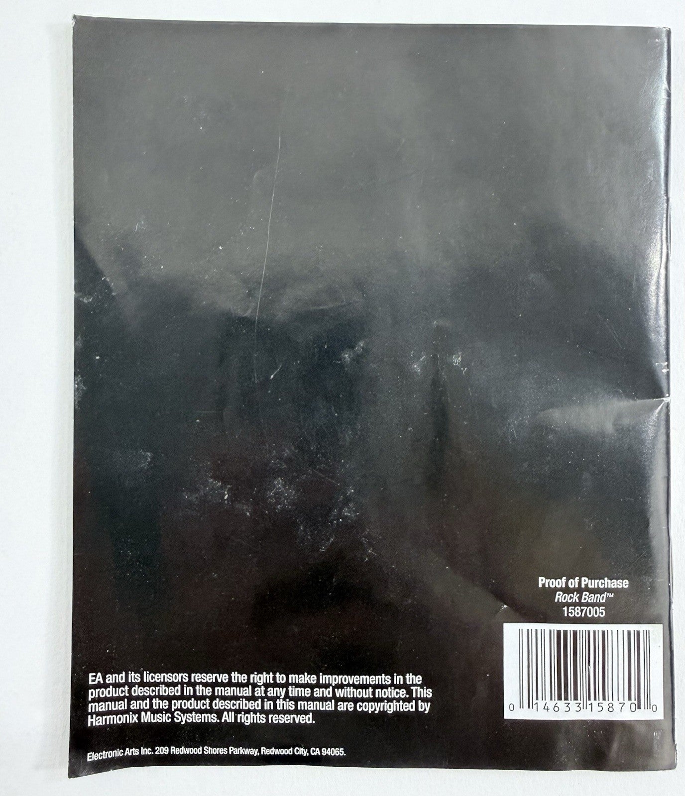 Rock Band (Sony PlayStation 3, 2007) Game, Case, and Manual - Tested and Working