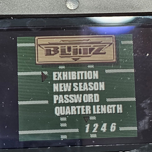 NFL Blitz (Gameboy Color, 1998) Game Box Manual Inserts Reg. Card - Tested